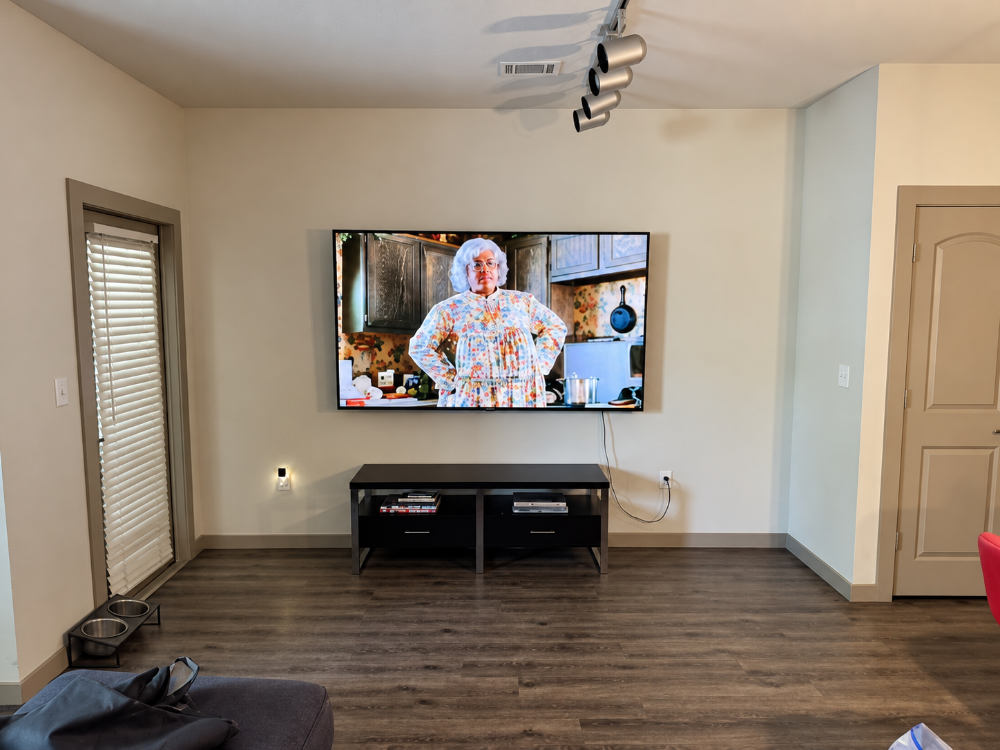 Completed InstaMount TV installation 1