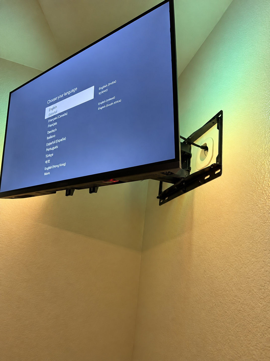 Completed InstaMount TV installation 2
