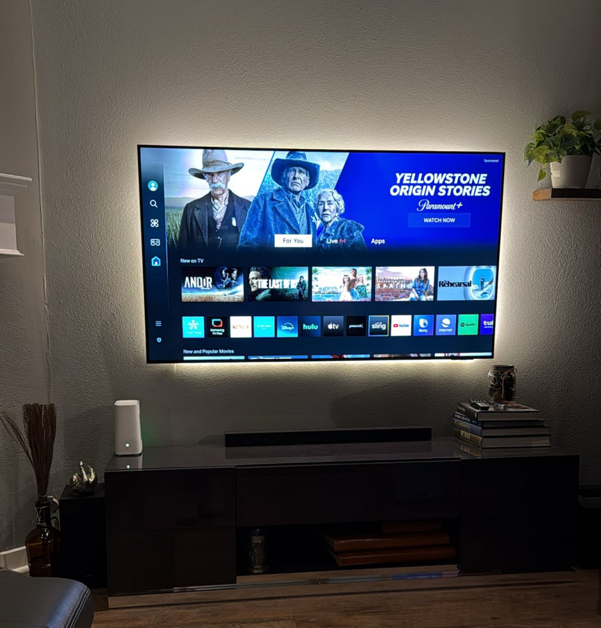 TV mounting