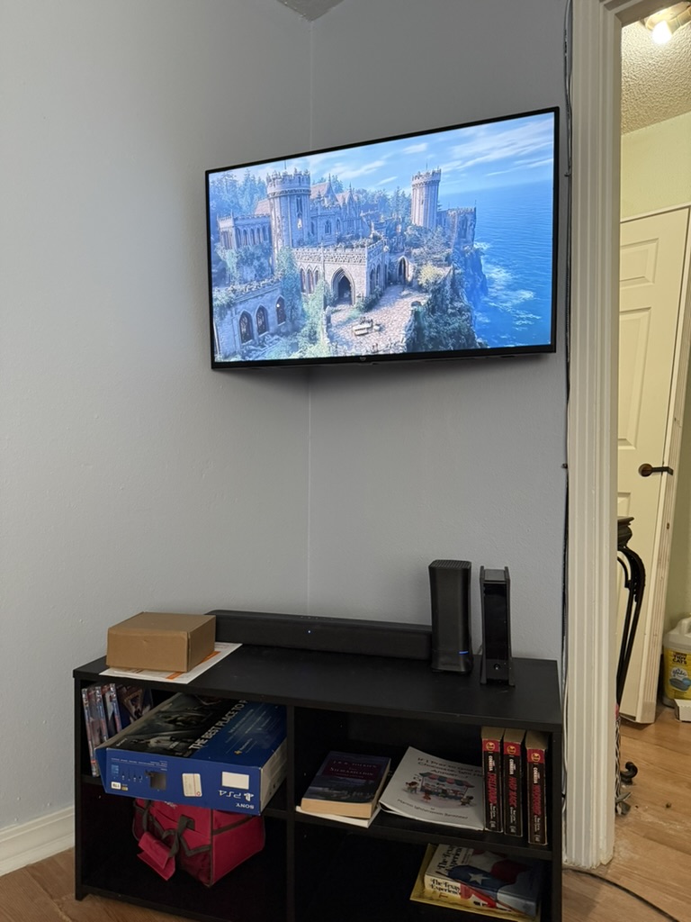 Completed InstaMount TV installation 5