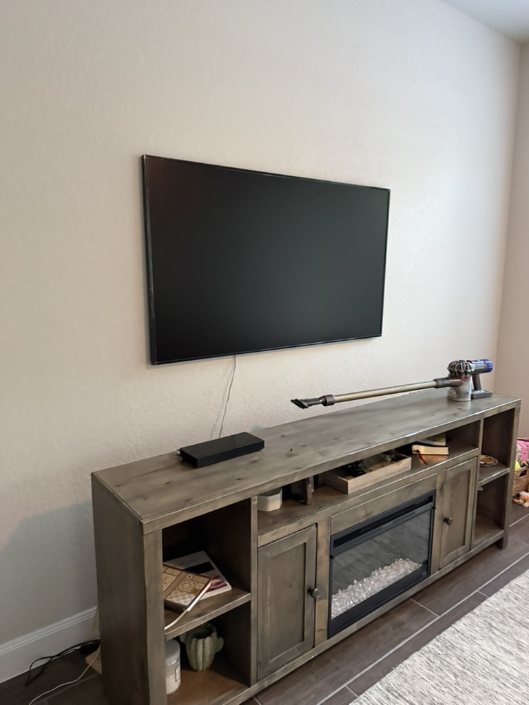 Completed InstaMount TV installation 7