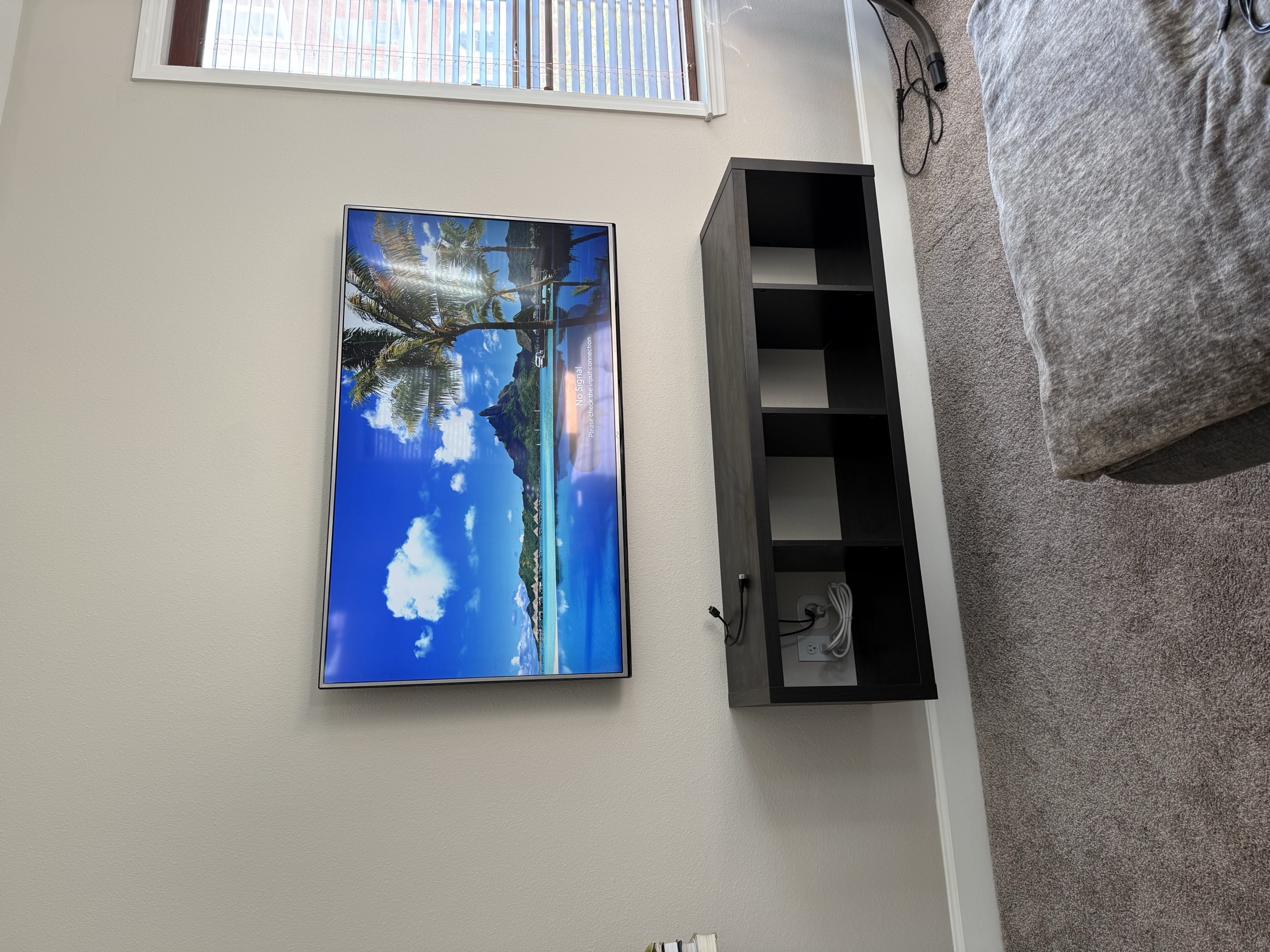 Completed InstaMount TV installation 8