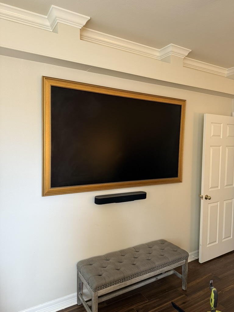 Frame TV installation